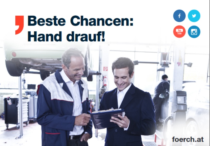 Beste Chancen: Hand drauf! foerch.at